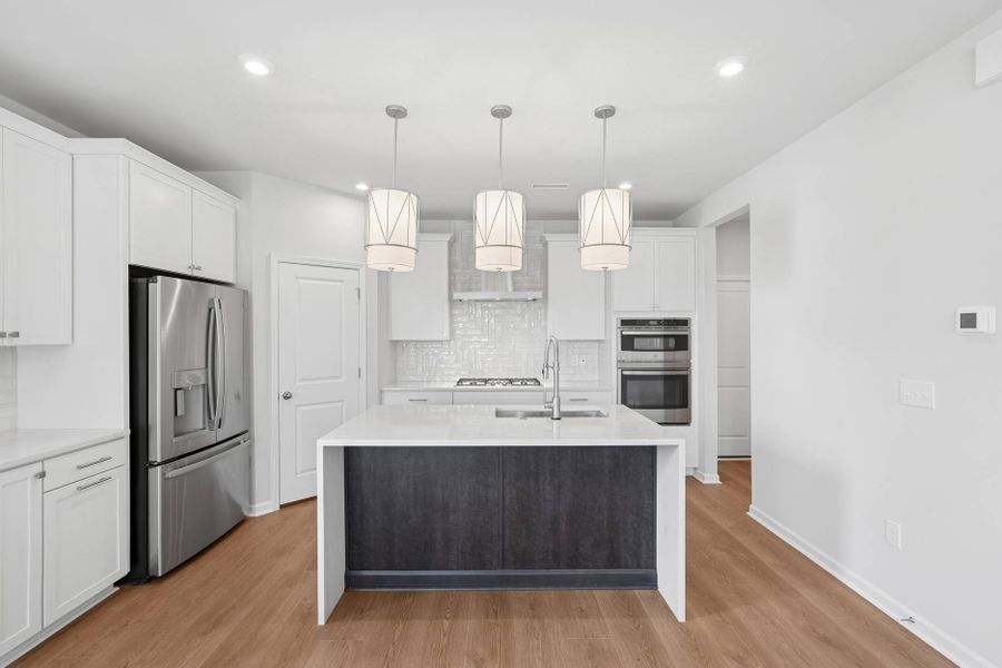 Representative furnished interior of a home built from the Sampson by Tri Pointe Homes in The Townes at NoVi, Pittsboro (Image 20).