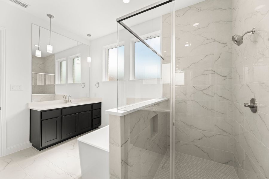 Furnished interior view inside a new home in Nelson Lake Estates, Rockwall (Image 9).