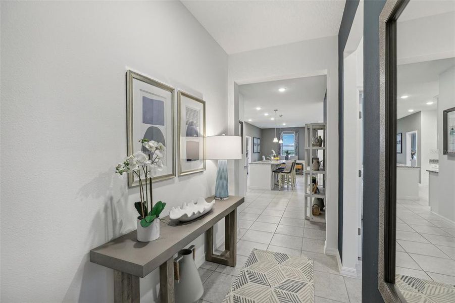 Furnished interior view inside a new home in , Leesburg (Image 5).