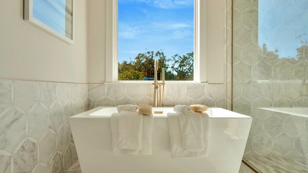 The Primary Bathroom The Primary Bathroom