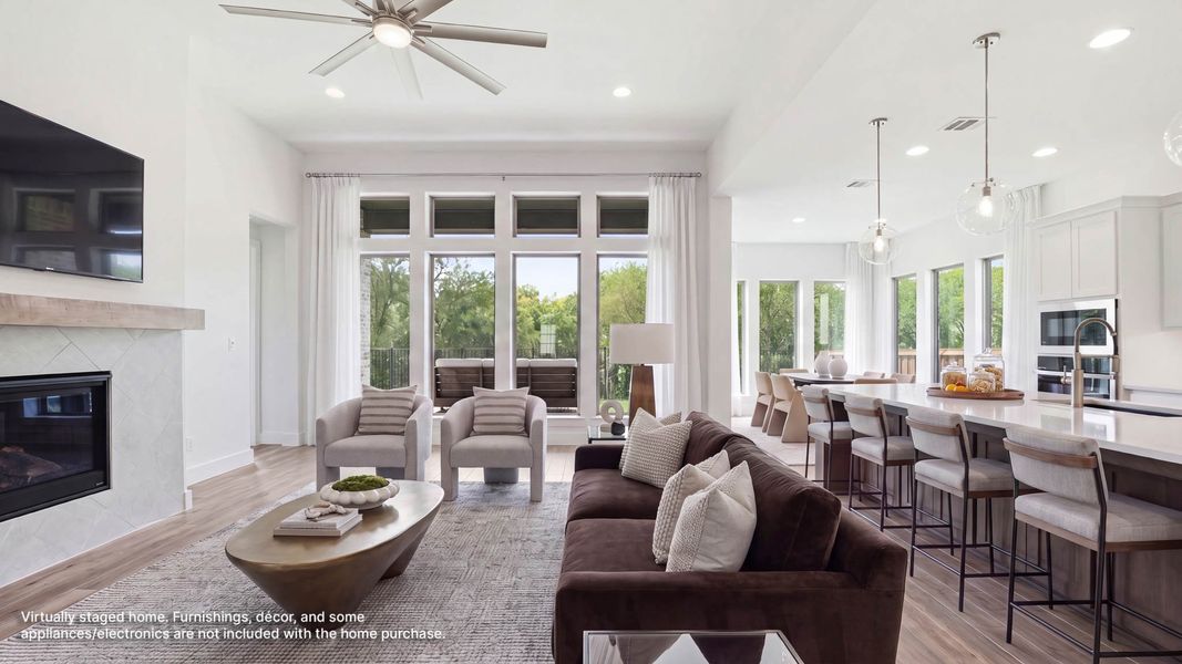 Furnished interior view inside a new home in Hillstead, Lavon (Image 6).