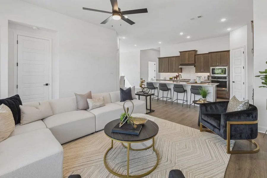 Furnished interior view inside a new home in Talia, Mesquite (Image 7).