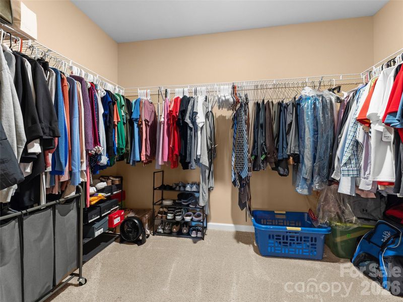 Primary Walk in Closet
