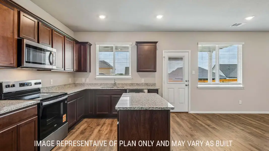 Furnished interior view inside a new home in Rancho San Gabriel, Georgetown (Image 5).