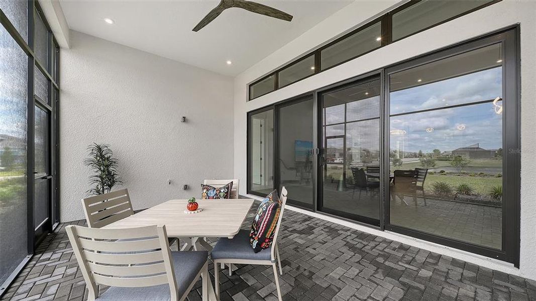 Exterior details and patio area of a home in , Sarasota (Image 31).