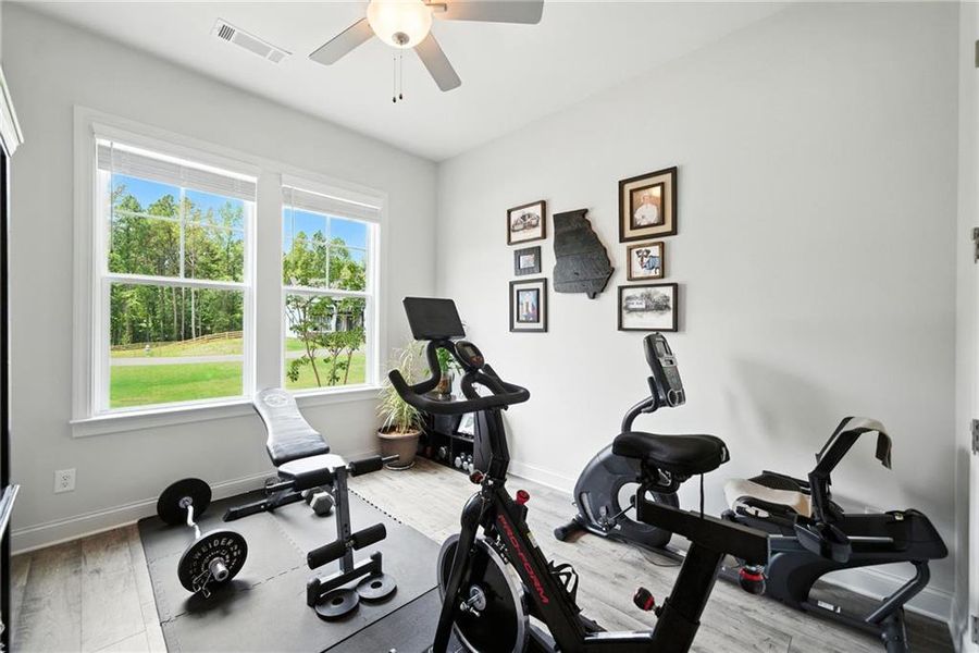 Furnished interior view inside a new home in , Ellijay (Image 16).