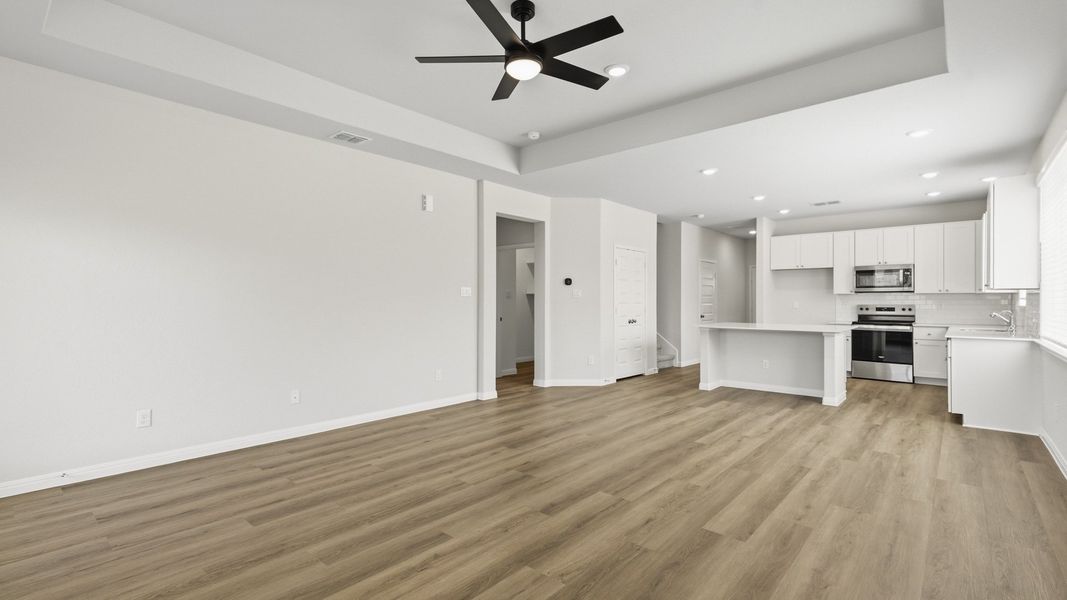 Family room to dining