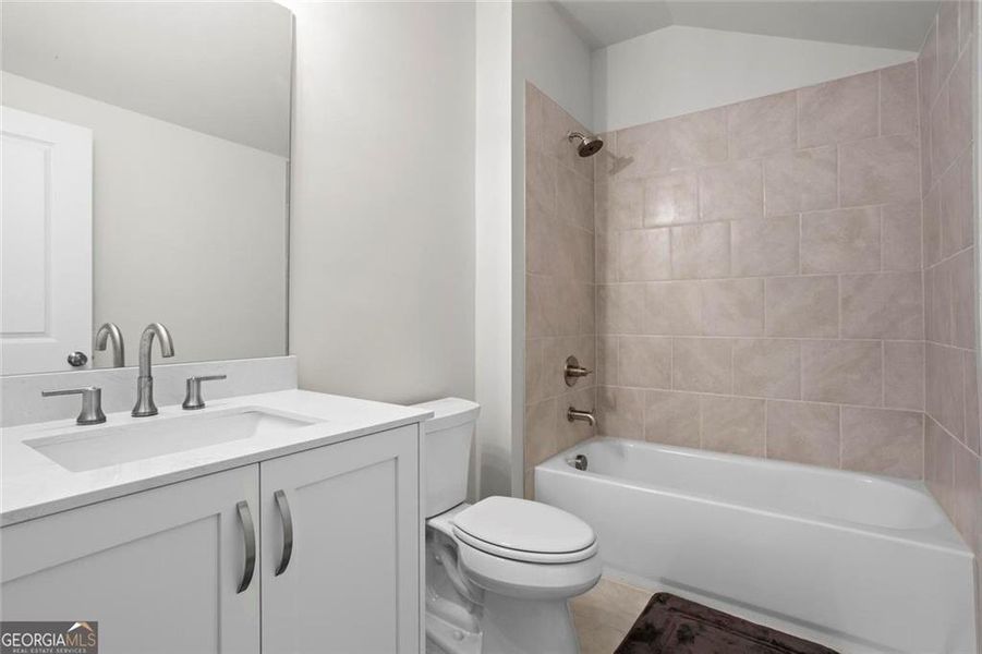 Furnished interior view inside a new home in Promenade at Sawnee Village, Cumming (Image 9).