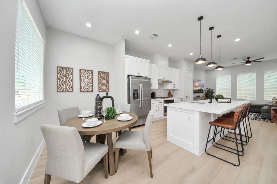 Furnished interior view inside a new home in , Houston (Image 15). Furnished interior view inside a new home in , Houston (Image 15).