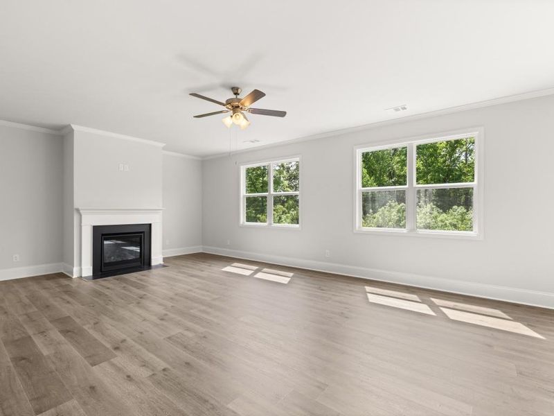 Spacious, unfurnished interior of a new home in Butner Estates, College Park (Image 46).