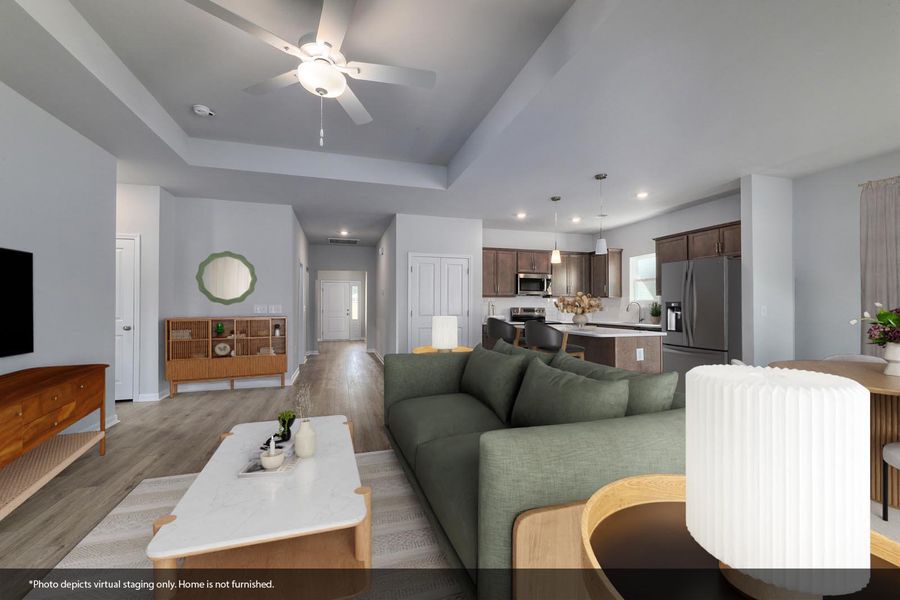 Furnished interior view inside a new home in Jordan Grove, Conway (Image 7).