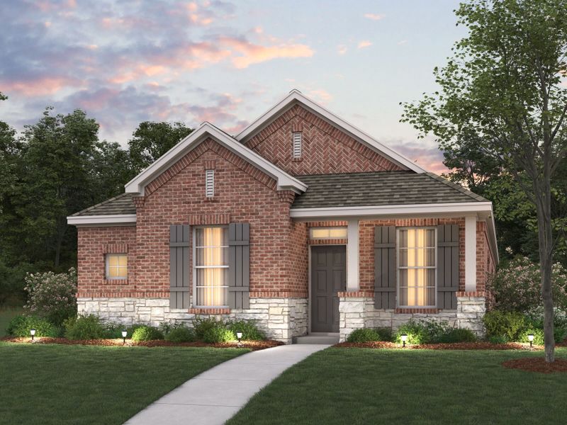 Begonia Elevation C - Optional Stone Begonia Elevation C - Optional Stone