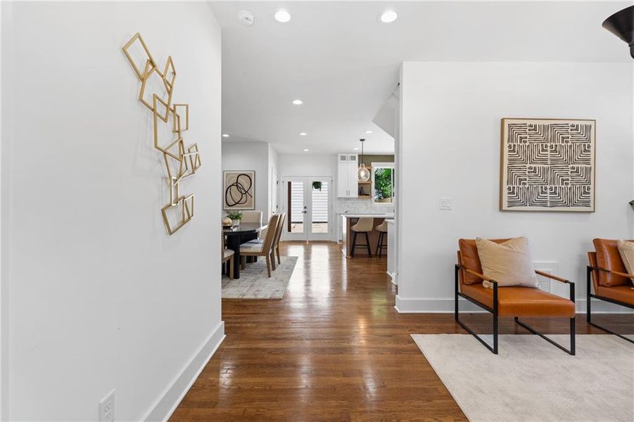 Furnished interior view inside a new home in , Atlanta (Image 38).