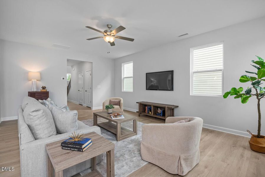 Furnished interior view inside a new home in Gregory Village, Lillington (Image 12).