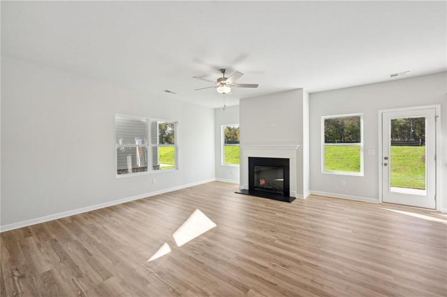 Spacious, unfurnished interior of a new home in Neely Farm, Covington (Image 35). Spacious, unfurnished interior of a new home in Neely Farm, Covington (Image 35).