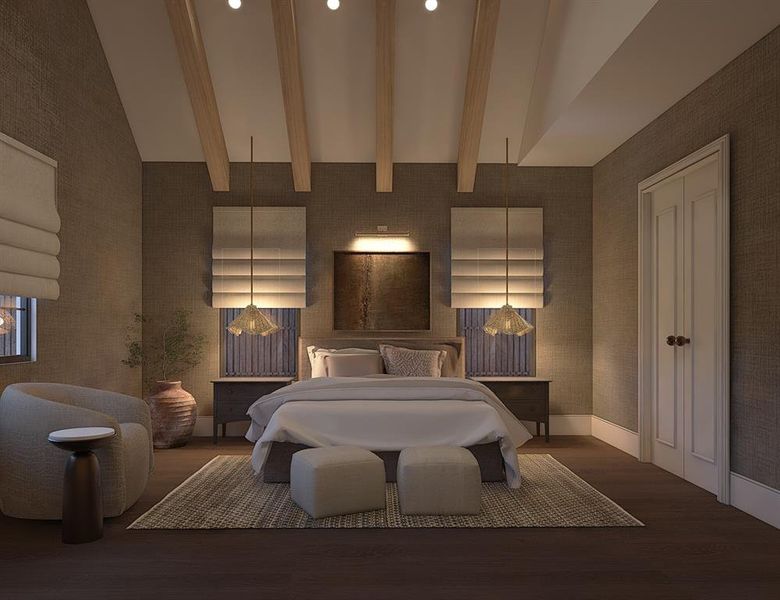 Furnished interior view inside a new home in , Dallas (Image 6).