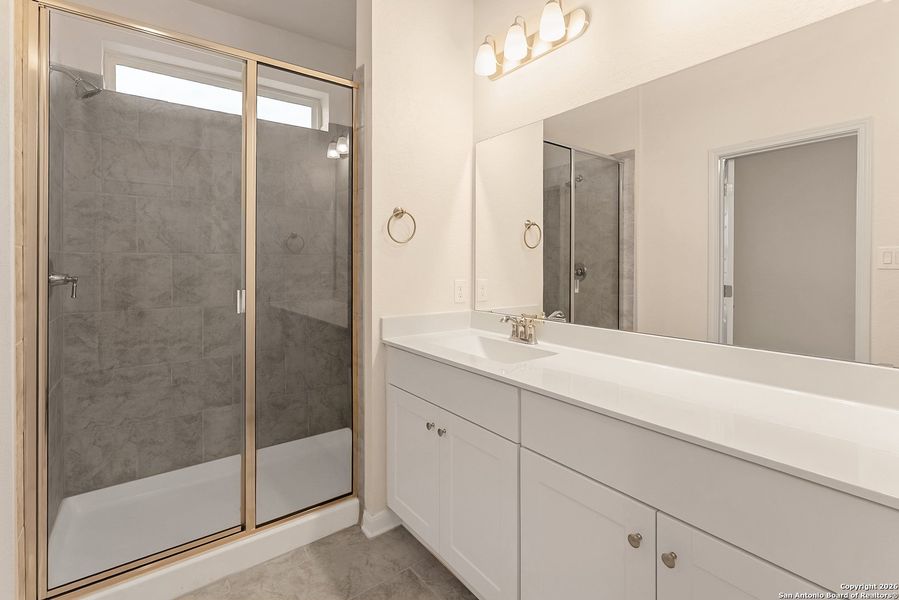 Furnished interior view inside a new home in Bricewood, San Antonio (Image 10).