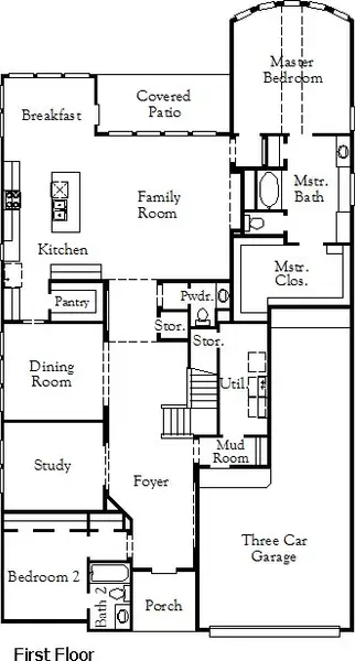 2D floor plan layout of this home in Candela, Richmond, TX (Image 2). 2D floor plan layout of this home in Candela, Richmond, TX (Image 2).