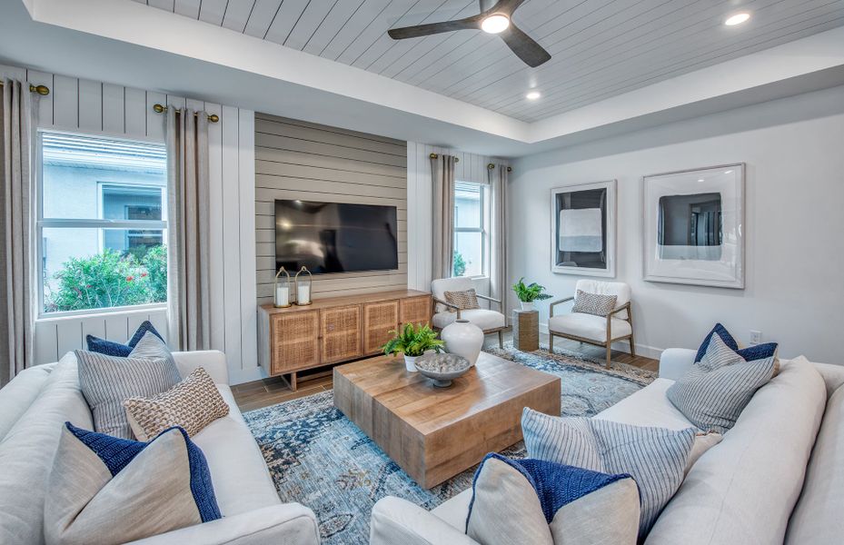 Representative furnished interior of a home built from the Mystique by Pulte Homes in Legacy Groves, Nokomis (Image 9).