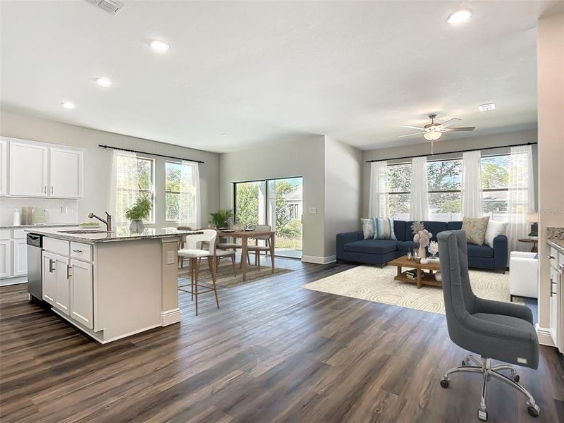 Furnished interior view inside a new home in , North Port (Image 10). Furnished interior view inside a new home in , North Port (Image 10).