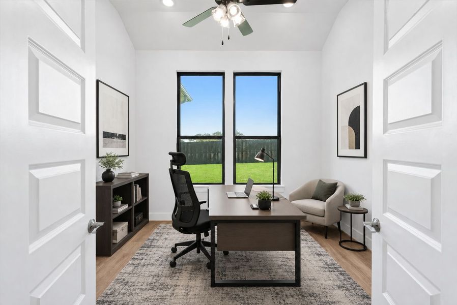 Furnished interior view inside a new home in Riverstone, Georgetown (Image 9).