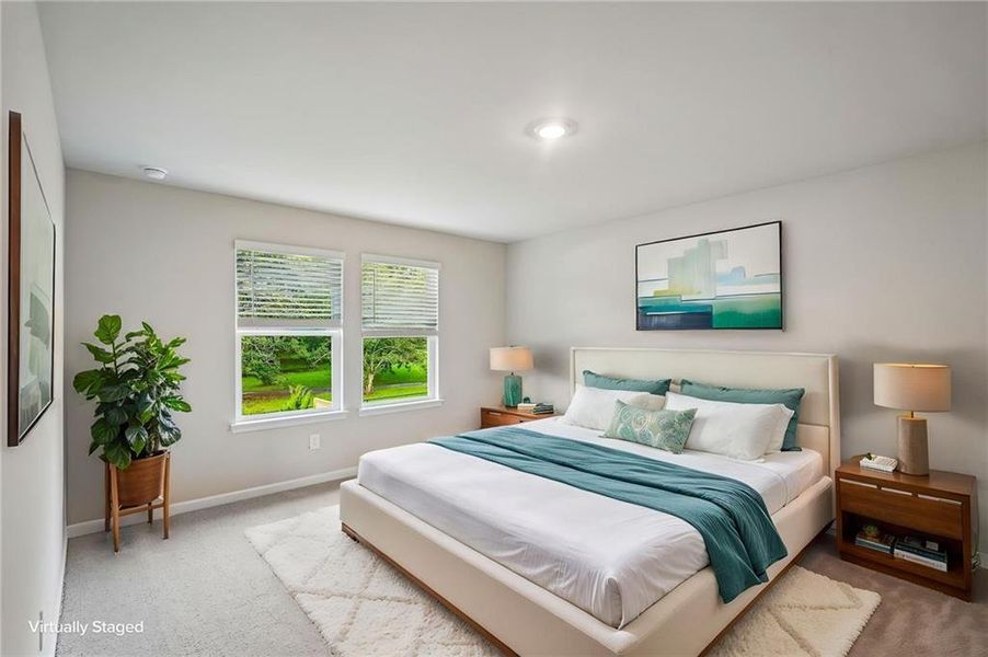 Furnished interior view inside a new home in Martin Springs - Estate Series, Lawrenceville (Image 14).