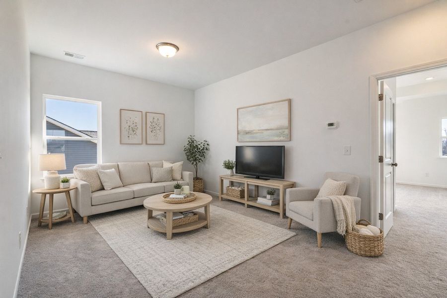 Furnished interior view inside a new home in Jackson Hills, Clarksville (Image 12).