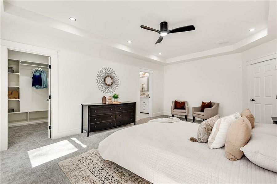 Furnished interior view inside a new home in , Atlanta (Image 19). Furnished interior view inside a new home in , Atlanta (Image 19).