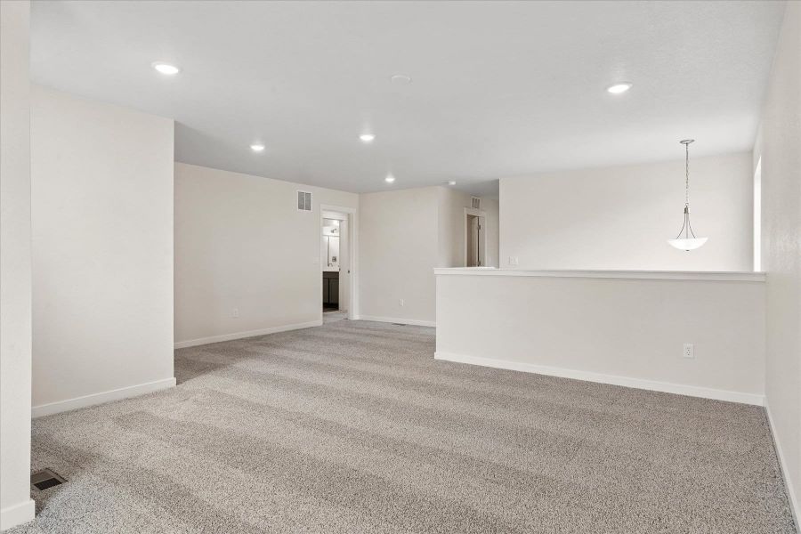Spacious, unfurnished interior of a new home in Aspen Ranch, Fountain (Image 19). Spacious, unfurnished interior of a new home in Aspen Ranch, Fountain (Image 19).