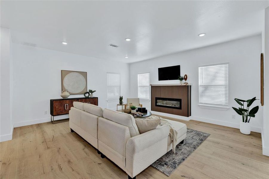 Furnished interior view inside a new home in , McKinney (Image 11).
