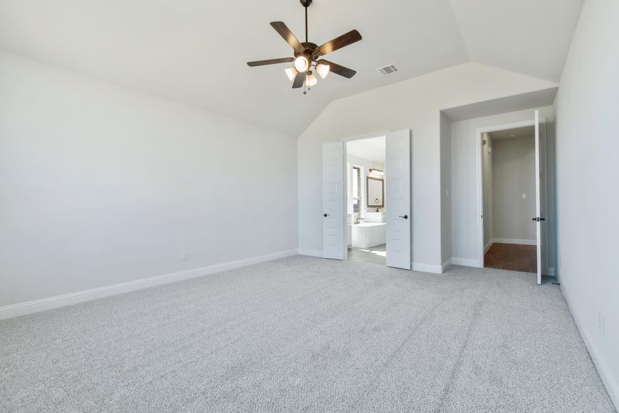 Primary Bedroom | Concept 3141 at Hidden Creek Estates in Van Alstyne, TX by Landsea Homes