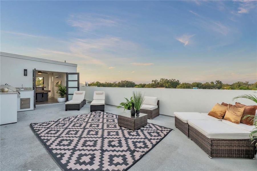 Exterior details and patio area of a home in , Pinellas Park (Image 26).
