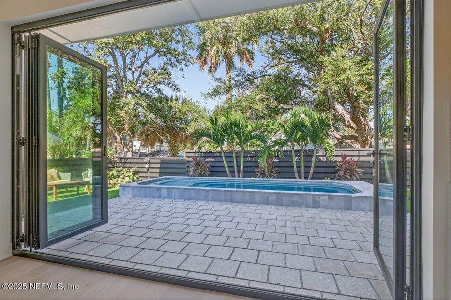 Exterior details and patio area of a home in , Neptune Beach (Image 58).