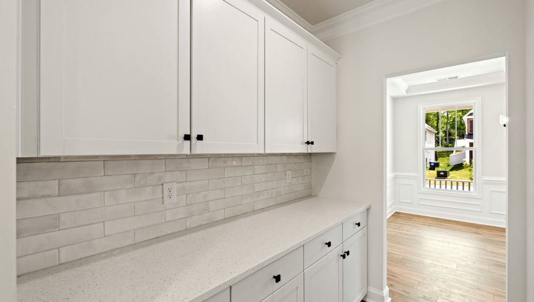 Furnished interior view inside a new home in Whitehawk Meadows, Travelers Rest (Image 10). Furnished interior view inside a new home in Whitehawk Meadows, Travelers Rest (Image 10).