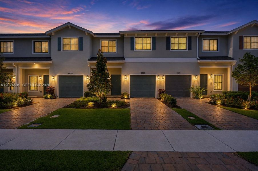 Front exterior of a new home in , Lake Worth, FL, highlighting curb appeal (Image 1). Front exterior of a new home in , Lake Worth, FL, highlighting curb appeal (Image 1).