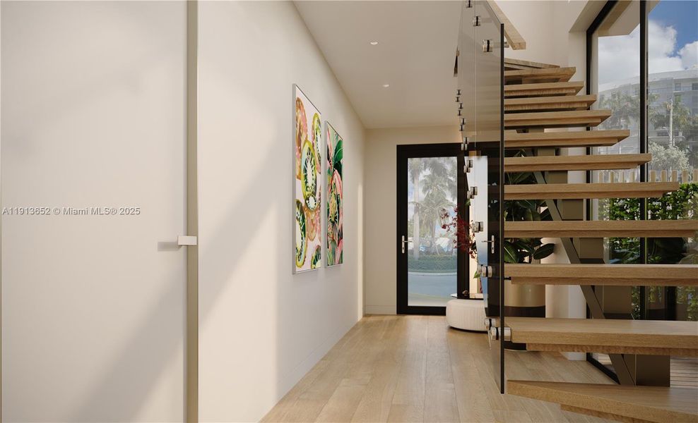 Furnished interior view inside a new home in , Bay Harbor Islands (Image 8). Furnished interior view inside a new home in , Bay Harbor Islands (Image 8).