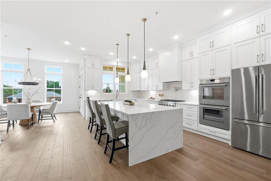 Furnished interior view inside a new home in , Alpharetta (Image 6).
