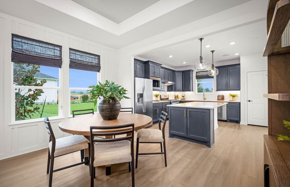 Representative furnished interior of a home built from the Compass by Del Webb in Sun City Texas, Georgetown (Image 12).