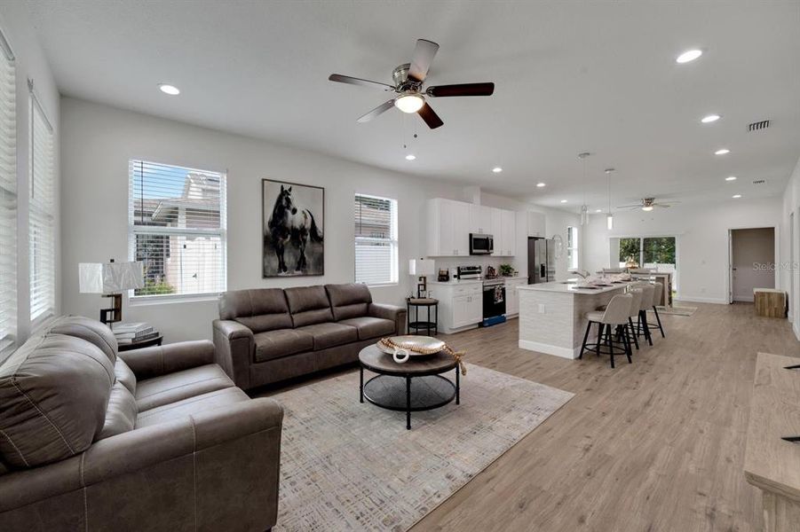 Furnished interior view inside a new home in , Tampa (Image 5).