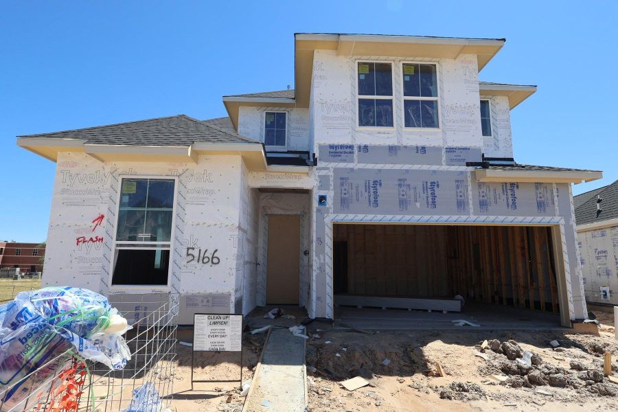 In-progress construction of a new home in Woodson’s Reserve, Spring, TX (Image 7). In-progress construction of a new home in Woodson’s Reserve, Spring, TX (Image 7).