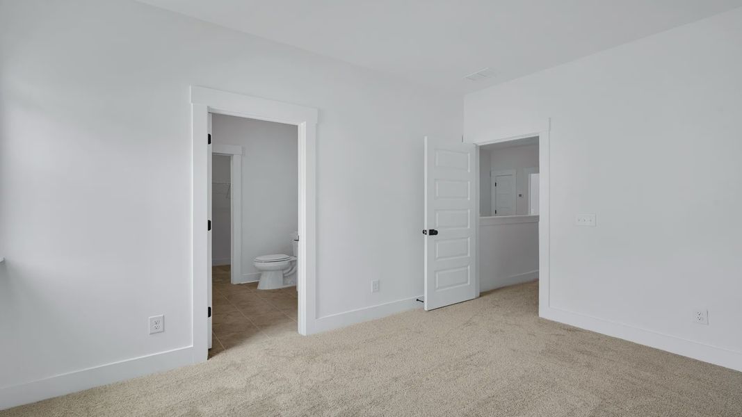 Furnished interior view inside a new home in Oak Landing, Mount Pleasant (Image 29). Furnished interior view inside a new home in Oak Landing, Mount Pleasant (Image 29).