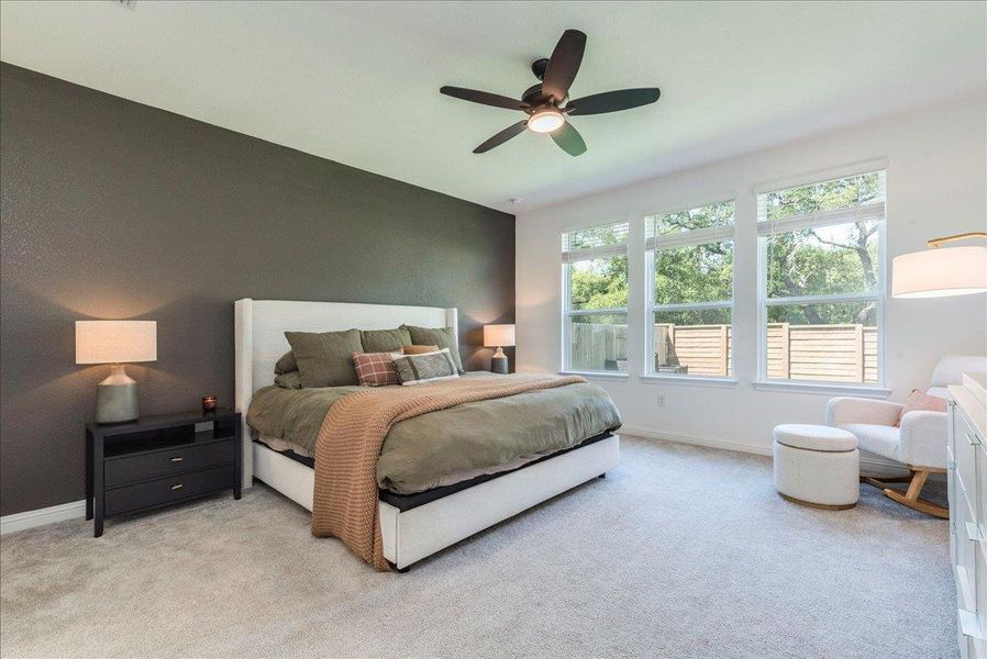 Furnished interior view inside a new home in , Kyle (Image 9).