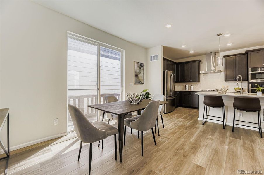 Furnished interior view inside a new home in The Villas Collection at Sterling Ranch, Littleton (Image 7).