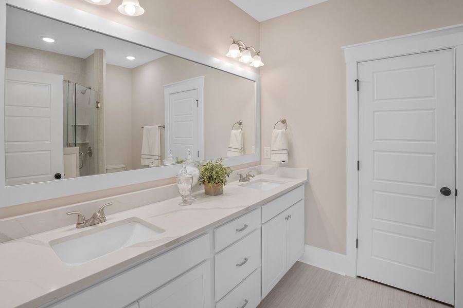 Furnished interior view inside a new home in The Sanctuary at Sunset Beach, Sunset Beach (Image 33).