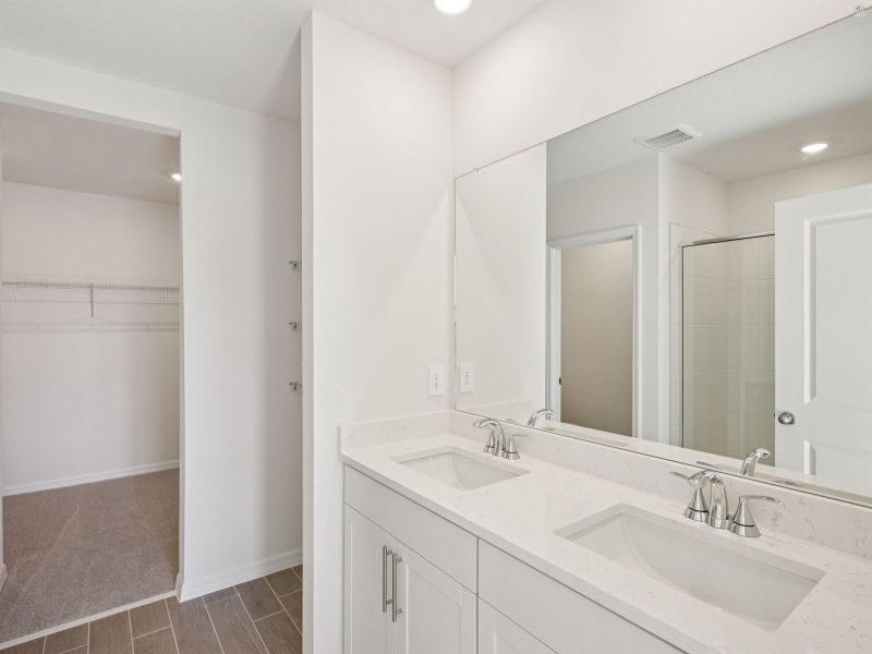 Furnished interior view inside a new home in Oakfield Trails - Classic Series, Parrish (Image 7).