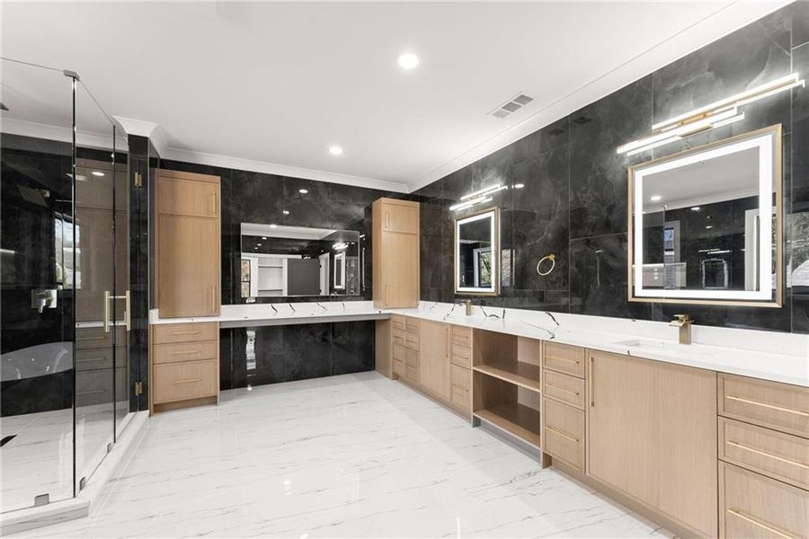 Furnished interior view inside a new home in , Hoschton (Image 15).