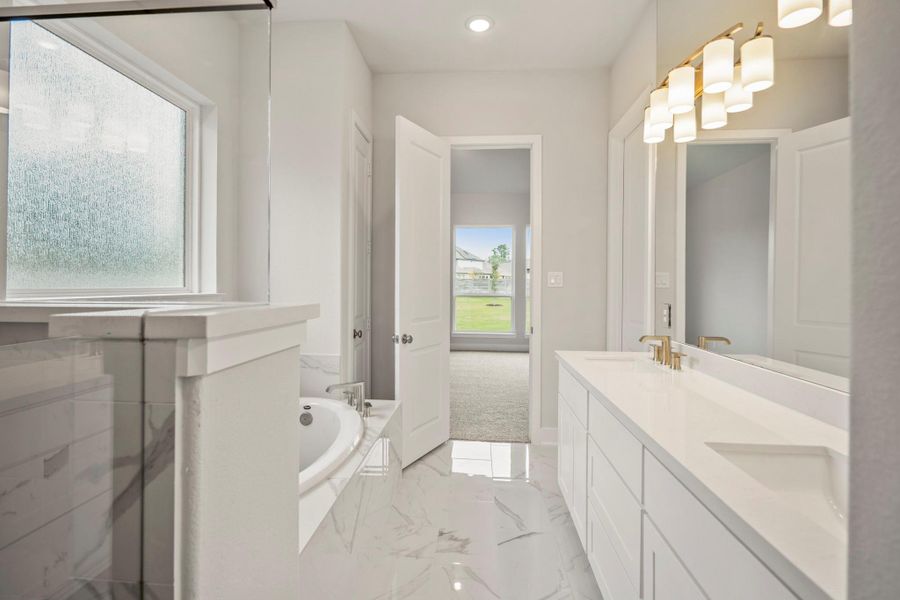 Furnished interior view inside a new home in ARTAVIA 55' Lots, Conroe (Image 17).