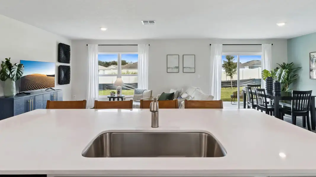 Furnished interior view inside a new home in Willowbrook South, Winter Haven (Image 7). Furnished interior view inside a new home in Willowbrook South, Winter Haven (Image 7).