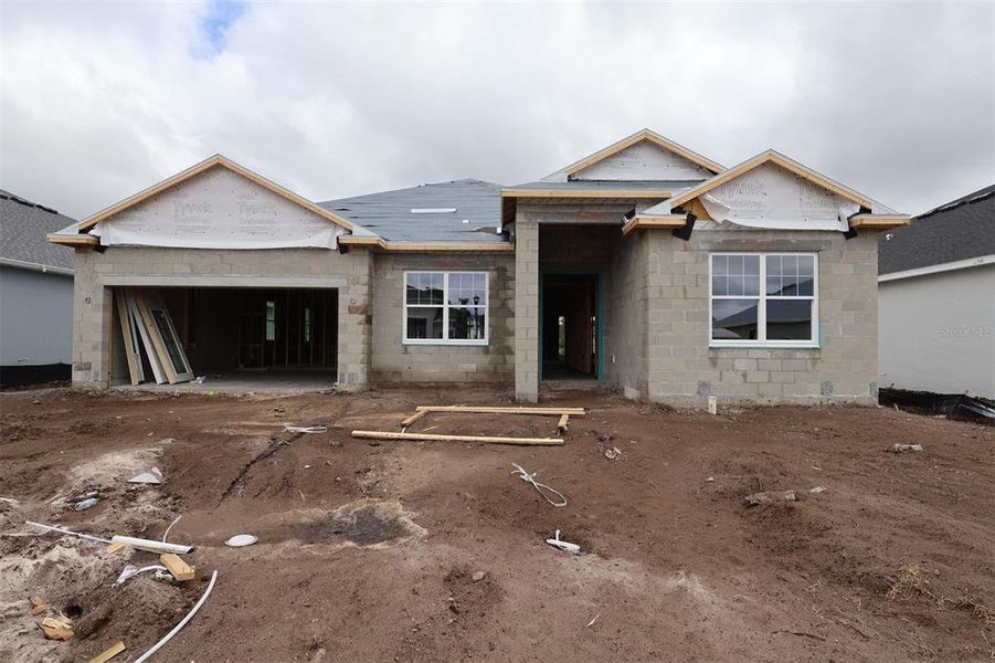 In-progress construction of a new home in Ravencliffe, Oviedo, FL (Image 6).