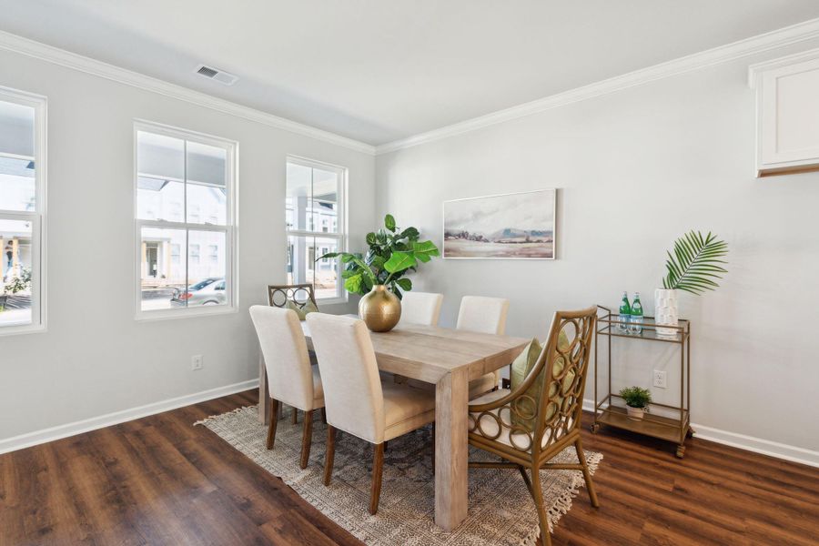 Furnished interior view inside a new home in , Summerville (Image 5).